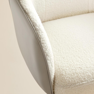 Bürostuhl SABINA, max. 110 kg, weiß/beige