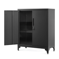 Metallschrank RAVEN, 40x80x90 cm, schwarz