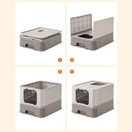 Klappbare Katzentoilette 