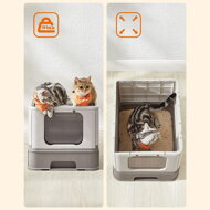Klappbare Katzentoilette 