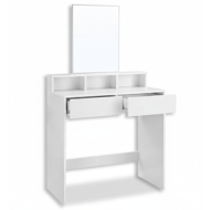 Schminktisch VANESA, 80x40x140 cm, weiß