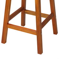 Barhocker OSLO, 2 Stück, 34x76 cm, naturbraun