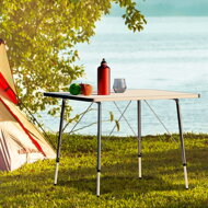 Campingklapptisch FOKA, 80x60x50/69 cm, weiß