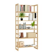 Holzregal ÖLAND, 58x27x136 cm, 5 Regalböden, braun