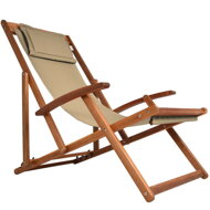 Gartenliege SIENA, 60x94 cm, beige