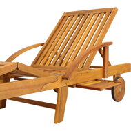 Gartenliege TAMI SUN, 195,5x69x85 cm, naturbraun