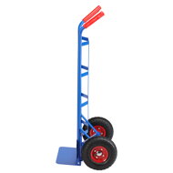Klappbare Sackkarre CART mit Luftreifen, max. 200 kg, blau
