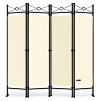 Paravent LUCCA, 163x180 cm, creme