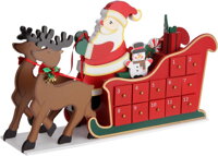 Adventskalender NIKOLAS, 52x31x13 cm, mehrfarbig