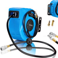 Schlauchtrommel mit Druckluftschlauch AIR, 10 m, blau
