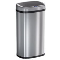 Sensor-Mülleimer DEUS, 58 Liter, silbern