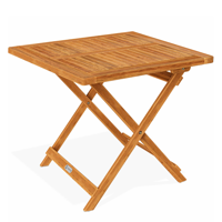 Holz-Beistelltisch ALEK, 70x70x73 cm, braun