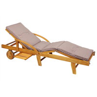 Liegeauflage TAMI SUN, 194x55x5 cm, beige meliert