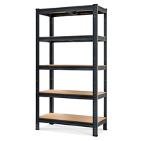 Hochlastregal HEAVY, max. 875 kg, 90x40x180 cm, schwarz