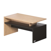 Couchtisch SACRAMENTO, 50x47x95 cm, braun/grau