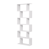 Bücherregal PRESTON, 70x24x190,5 cm, weiß