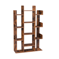 Bücherregal ODIN im Industrie-Stil, 86x25x140 cm, braun