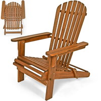 Gartenliege ADIRONDACK, klappbar, 69x84x94 cm, naturbraun