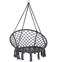 Hängesessel BOHO, Ø 61 cm, anthrazit