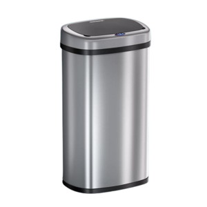 Sensor-Mülleimer DEUS, 58 Liter, Edelstahl