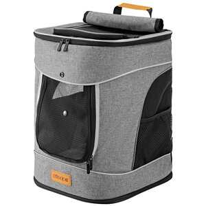 Rucksack für Hunde und Katzen JOY, 31x30x41cm, grau