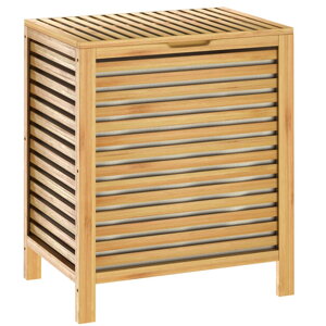 Bambus-Wäschekorb ISLA, 62l, naturbraun 