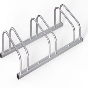 Fahrradständer BIKE, 84x32x27 cm, silber