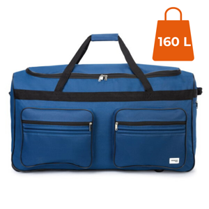 Reisetasche auf Rollen JOY 160 l, blau