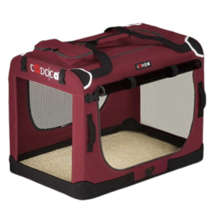 Transporttasche für Hunde und Katzen ELI, 60x42x42 cm, dunkelrot