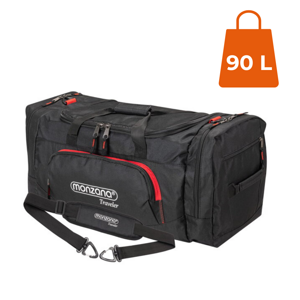 Schulter-Reisetasche JERGY, 90 l, 65x32x33 cm, schwarz
