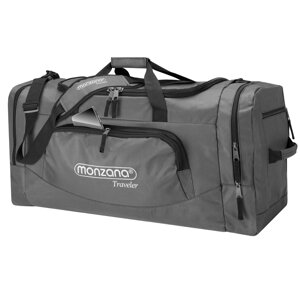 Schulter-Reisetasche JERGY, 90 l, 65x32x33 cm, grau