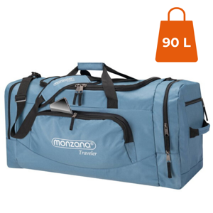 Schulter-Reisetasche JERGY, 90 l, 65x32x33 cm, blau