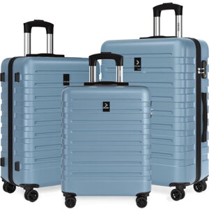 Hartschalenkoffer-Set NEW YORK, 3-teilig, ABS, hellblau