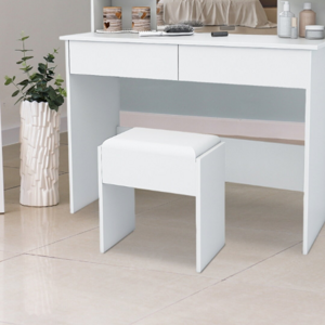 Hocker/Stuhl DIANA für Schminktisch, weiß