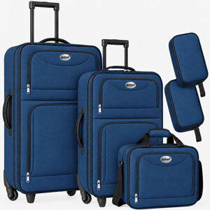 Kofferset TRAVEL, 5-teilig, mitternachtsblau