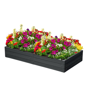 Hochbeet WOODY, 149x75,6x25 cm, anthrazit
