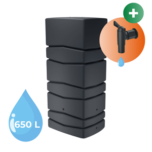 AQUA TOWER Regentonne, 650l, anthrazit