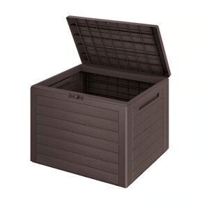 Aufbewahrungsbox WOODEBOX, 190l, 78x44x55cm, dunkelbraun