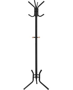 Standgarderobe SAMUEL, 49x176 cm, schwarz