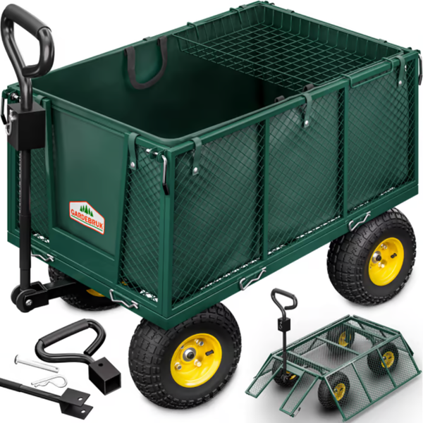 Transportwagen HECTOR, max. 550 kg, 110x75x52 cm, grün