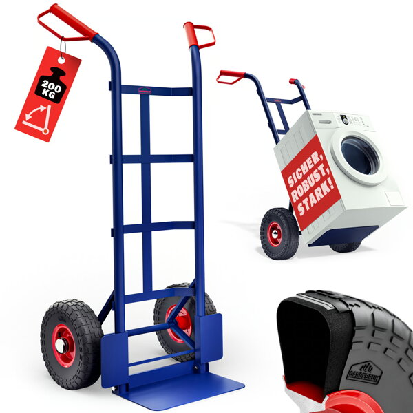 Stagecaptain CBR-200 Ersatzrad 26 Cm – Luftreifen Mit Autoventil, 136 Kg Tragkraft, Für Sackkarren