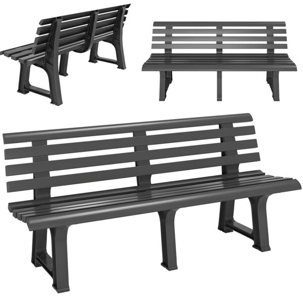 Gartenbank ORCHIDEA, 145x49x74 cm, anthrazit