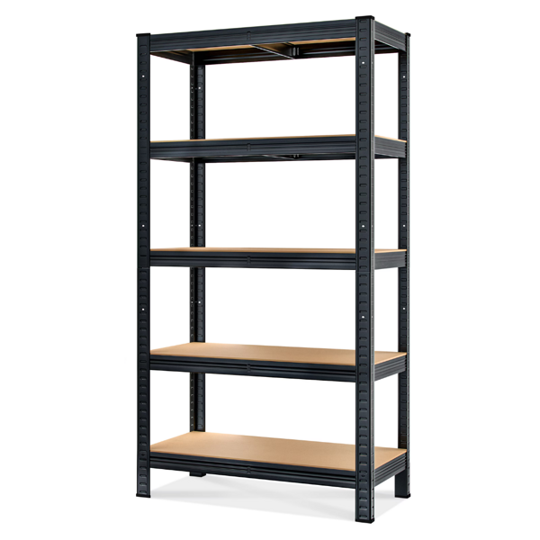 Hochlastregal HEAVY, max. 875 kg, 90x40x180 cm, schwarz