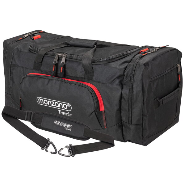 Schulter-Reisetasche JERGY, 90 l, 65x32x33 cm, schwarz
