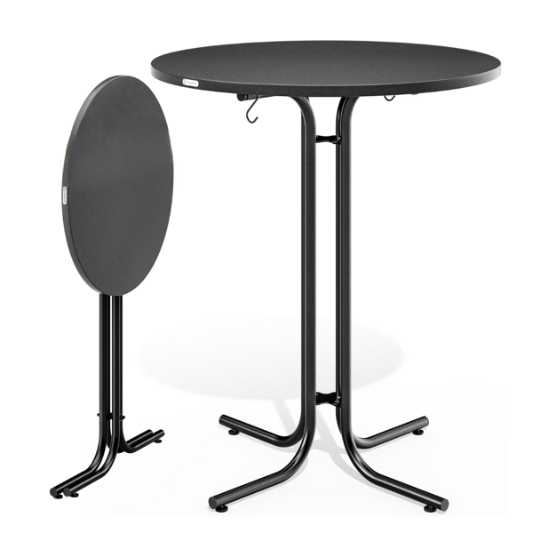 Stehtisch RAUL, klappbar,110x80cm, grau