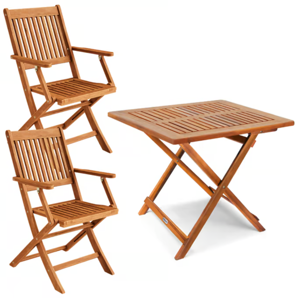 Sitzgruppe SYDNEY, 3-teilig, naturholz
