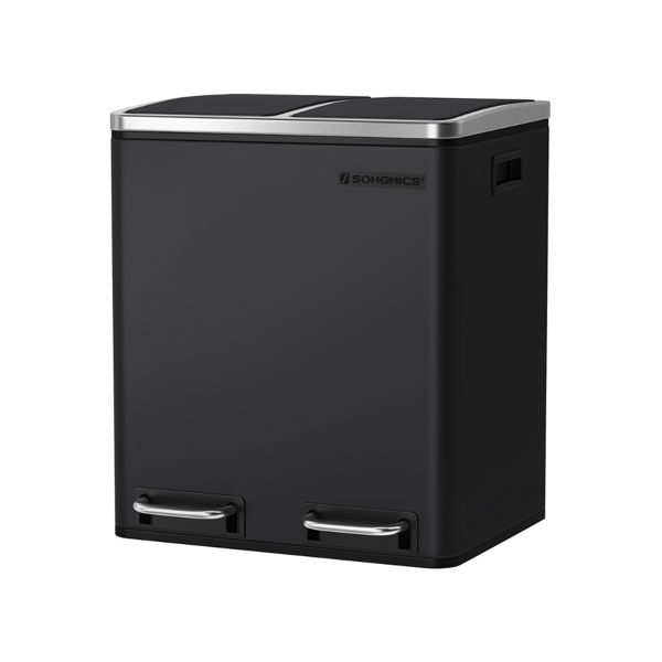 Abfalltrennsystem SORT, 2x15 l, schwarz