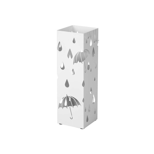 Metallständer für Regenschirme UMBRELLA, 15,5x15,5x49 cm, weiß