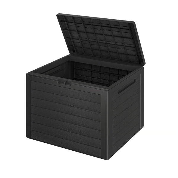 Garten-Aufbewahrungsbox WOODEBOX, 190L, 78x44x55cm, anthrazit